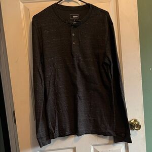 Men’s Sonoma Charcoal Long Sleeve Henley